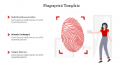 Fingerprint Template PowerPoint & Google Slides Presentation