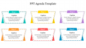 Six Noded PPT Agenda Template For Presentation