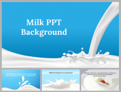 Milk Background PowerPoint And Google Slides Templates