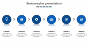 Amazing Business Plan Presentation with Six Nodes Slides