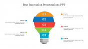 Best Innovation Presentations PPT With Bulb Model Slide