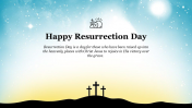 Resurrection PowerPoint Background For Presentation