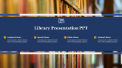 Stunning Library Presentation PPT Template Design