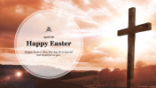 Attractive Religious Easter PowerPoint Templates Slide