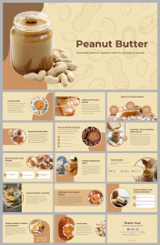 Google Peanut Butter PowerPoint and Google Slides Themes