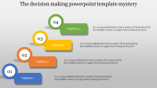 Four Node Decision Making PowerPoint Template
