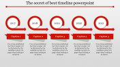 Stunning Best Timeline PowerPoint Template-Five Node