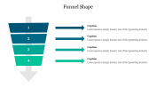Example Of Funnel Shape PowerPoint Presentation Template