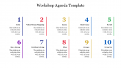 Workshop Agenda PowerPoint Template and Google Slides