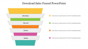 Download Sales Funnel PowerPoint Slide For Presentation