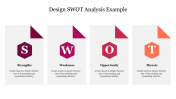 Design SWOT Analysis Example PowerPoint Presentation