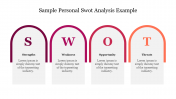 Sample Personal SWOT Analysis Example For Presentation