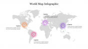 Best World Map Infographic PowerPoint And Google Slides