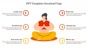 Attractive PPT Templates Download Yoga Presentation Slide