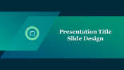 Amazing Presentation Title Slide Design Template