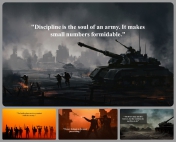 Military PowerPoint Background And Google Slides Templates