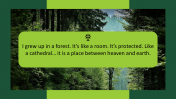 Google Slides Forest Theme and PPT Presentation Template