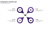 Fantastic Infographic Presentation Template with Four Nodes