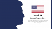 Cesar Chavez Day PowerPoint Template and Google Slides