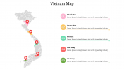 Amazing GPS Vietnam Map PowerPoint Presentation