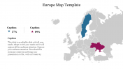 Editable Europe Map Template For Presentation