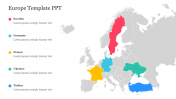 Colorful Europe Template PPT Presentation Slide