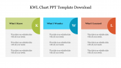 Creative KWL Chart PPT Template Download Slide