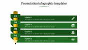 Creative Presentation Infographic Templates With Four Nodes