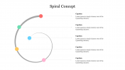 Simple Spiral Concept PowerPoint Presentation Template