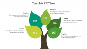 Innovative Template PPT Tree Presentation Slide Design