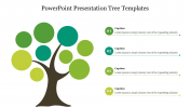Circle Design PowerPoint Presentation Tree Templates