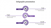 Innovative Infographic Presentation PPT With Purple Color