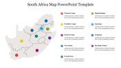 Attractive South Africa Map PowerPoint Template Slide