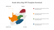 Customizable South Africa Map PPT Template Download