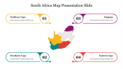 Creative South Africa Map Presentation Slide Template