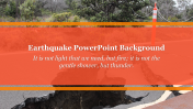 Earthquake PowerPoint Background Template & Google Slides