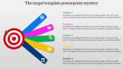Target Template PowerPoint In Multiplexed Design