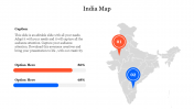 India Map Free PowerPoint Template and Google Slides