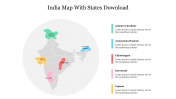 India Map With State Free Download PPT and Google Slides