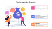 Attractive Tax Presentation Template For Presentation