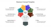Business Concept Template For Presentation Slide
