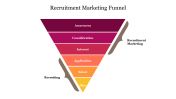 Recruitment Marketing Funnel PowerPoint and Google Slides
