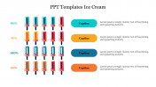 Free PPT Templates Ice Cream and Google Slides Presentation