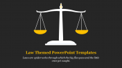 Stunning Law Themed PowerPoint Templates Slide