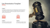 Editable Law Presentation Template Slide Design