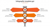 Best Infographic Template PPT With Six Nodes Slide
