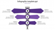 Effective Infographic Template PPT With Purple Color Slide