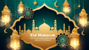 Attractive Eid Mubarak PPT Presentation Template