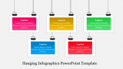 Colorful Hanging Infographics PowerPoint And Google Slides