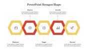 Editable PowerPoint Hexagon Shape Presentation Slide